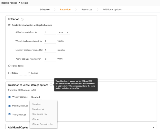 Archive Amazon EBS snapshots to Amazon S3 storage tiers