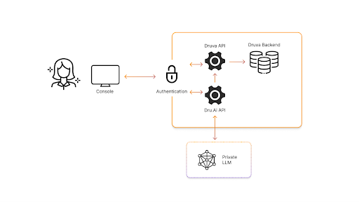 Dru AI architecture diagram