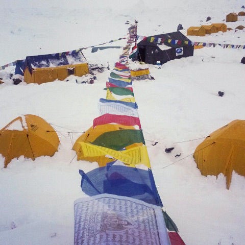 flags before climb