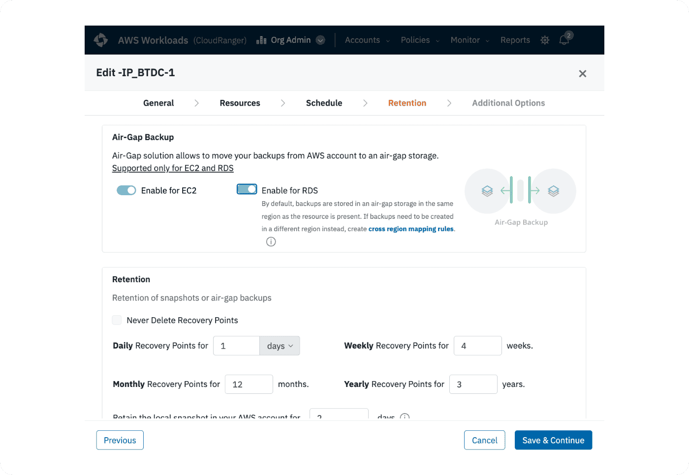 amazon rds air gapped architecture