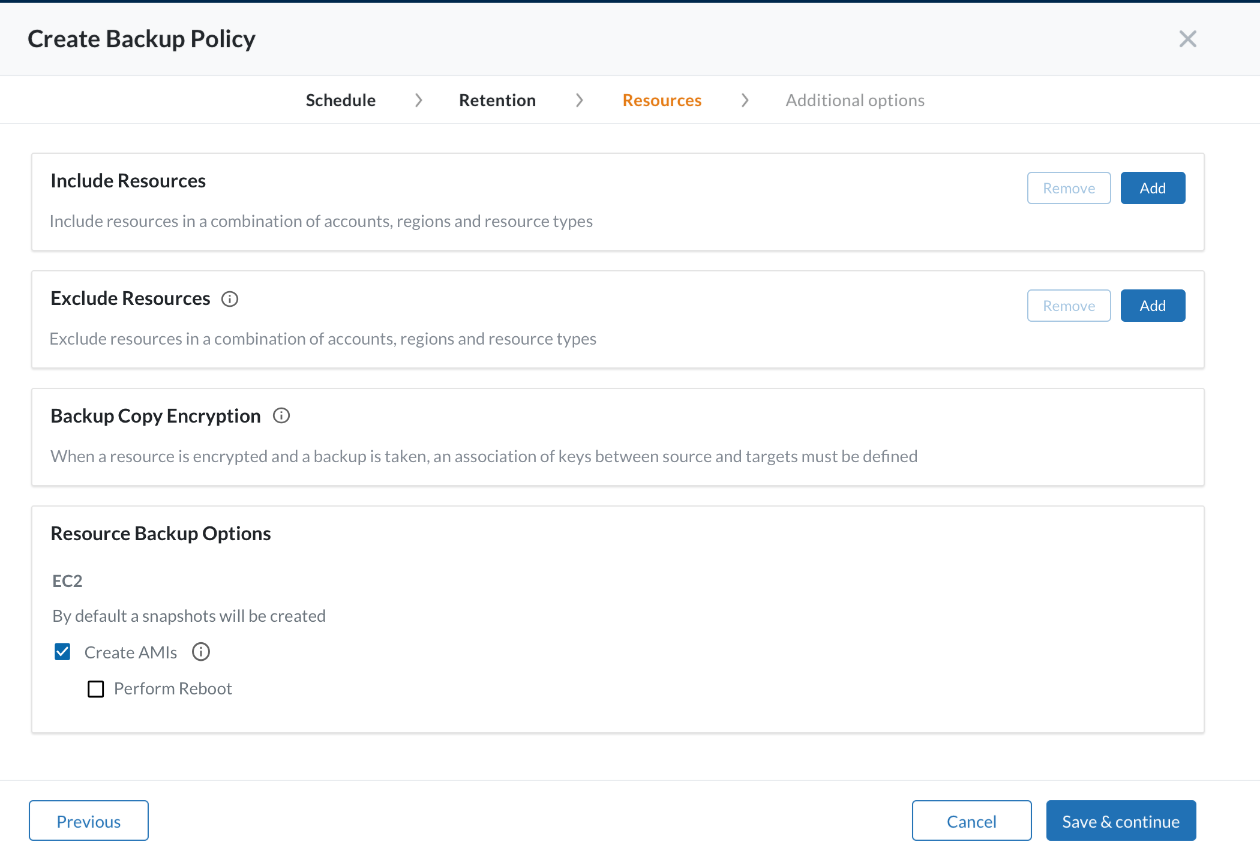 Global backup policy Druva CloudRanger