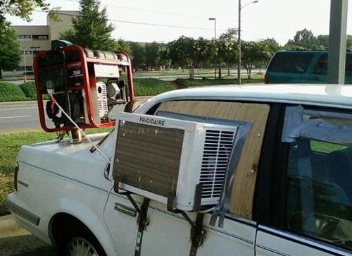 Retrofit air conditioning