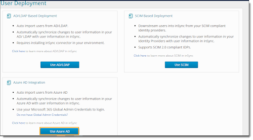 User Deployment