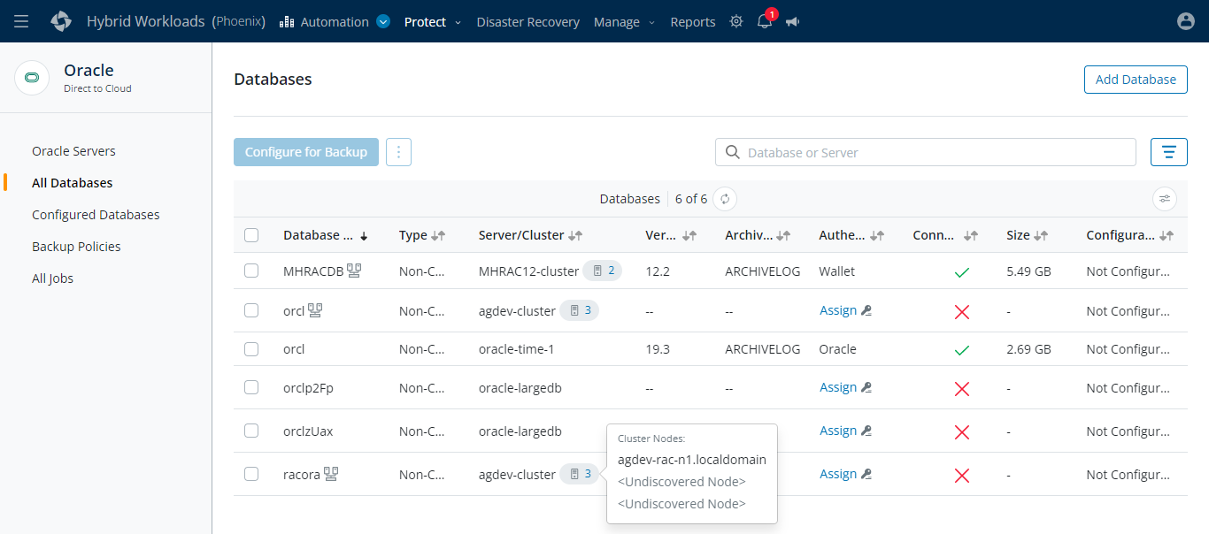 Agent Installed On Single Node