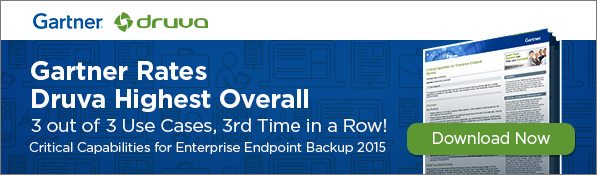 Gartner rates Druva highest overall